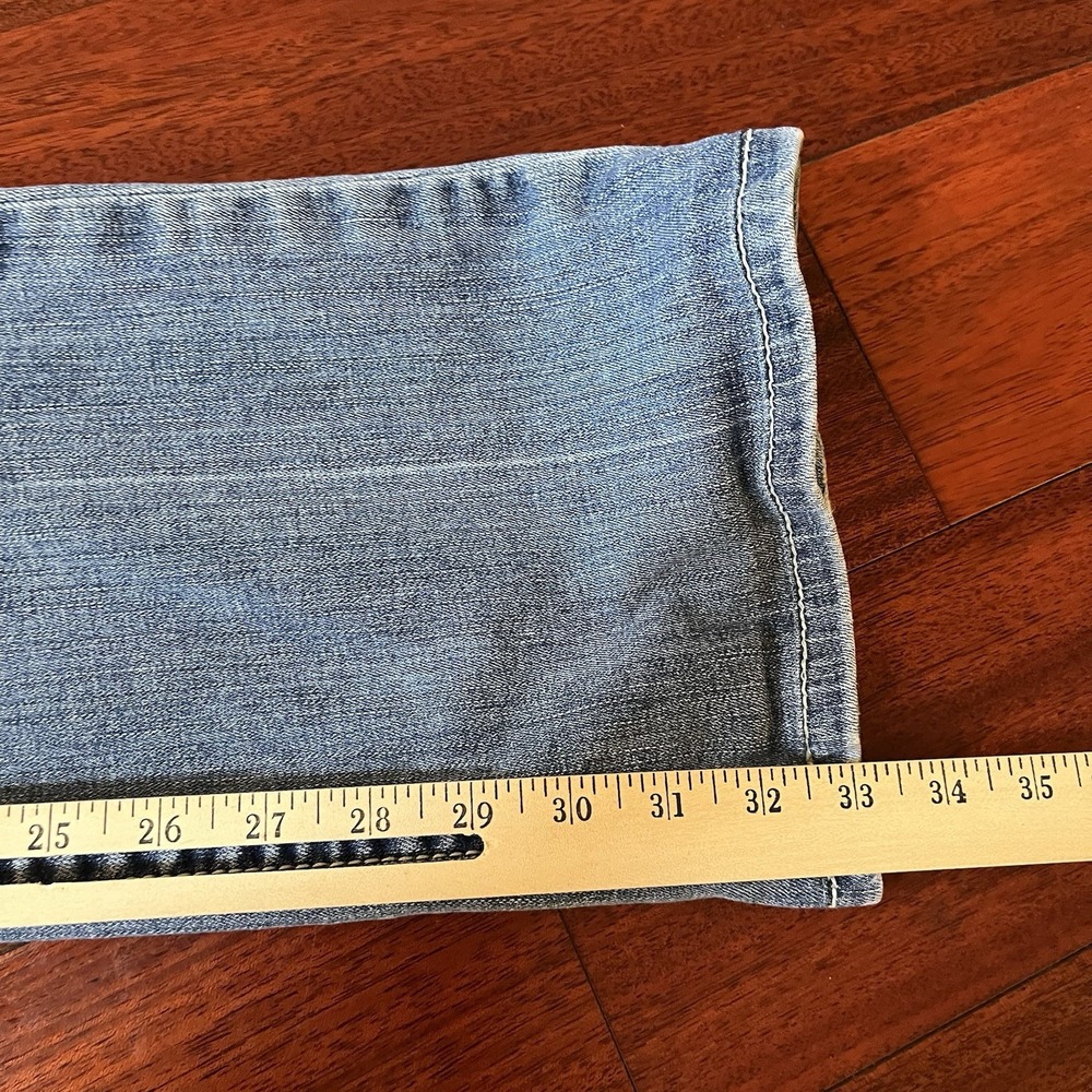 Ariat Real Denim Jeans Womens 29L 30x33 Bootcut Cowgirl Rodeo Festival Grunge - Picture 9 of 11